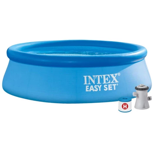 Intex Inflatable Pool, with Filter, 244 X 76 cm Intex Inflatable Pool, with Filter, 244 X 76 cm
