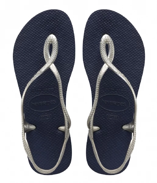 Havaianas Luna Navy/Silver 37/38 - هافياناس