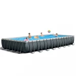 Intex Rectangular Ultra XTR Metal Frame Swimming Pool, 975 X 488 X 132 cm - Intex