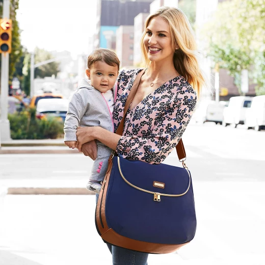 Skip Hop Diaper Bag Tote, Curve Well-Rounded, Navy - سكيب هوب - Image 10
