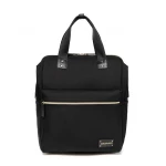 ColorLand Zara Unisex Baby Diaper school Backpack water Resistant (Black) - كولورلاند