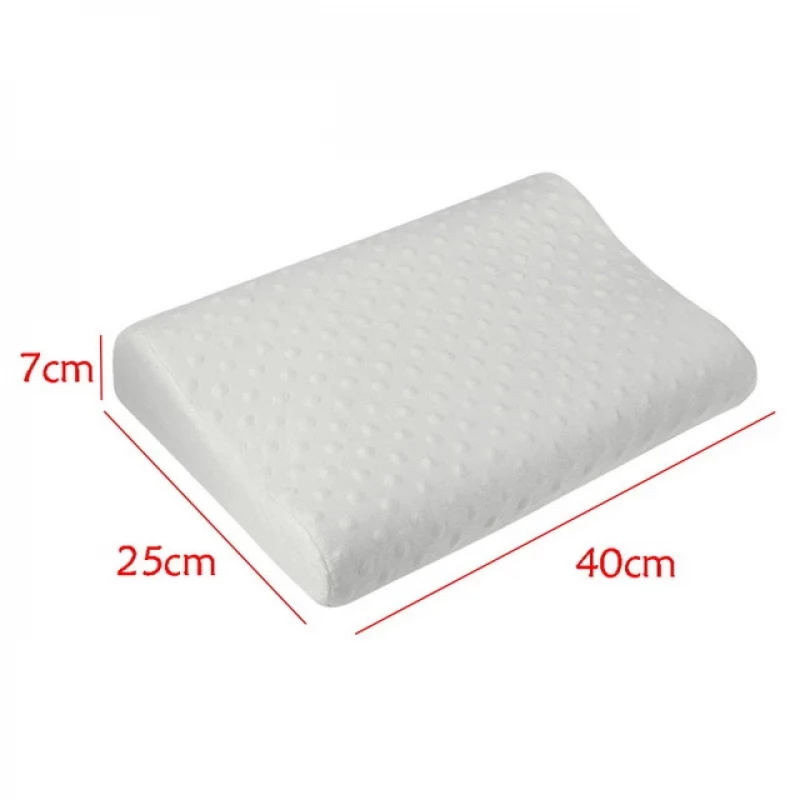 White Orthopedic Memory Foam Pillow