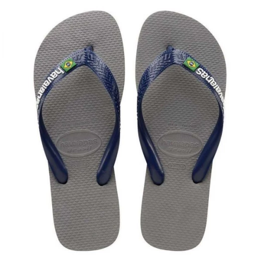 Havaians Brasil Logo Steel Grey/Navy Blue 37/38 Havaians Brasil Logo Steel Grey/Navy Blue 37/38