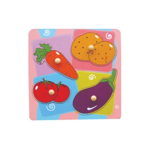 Viga Flat What'S Inside Puzzle-Vegetables Viga Flat What'S Inside Puzzle-Vegetables