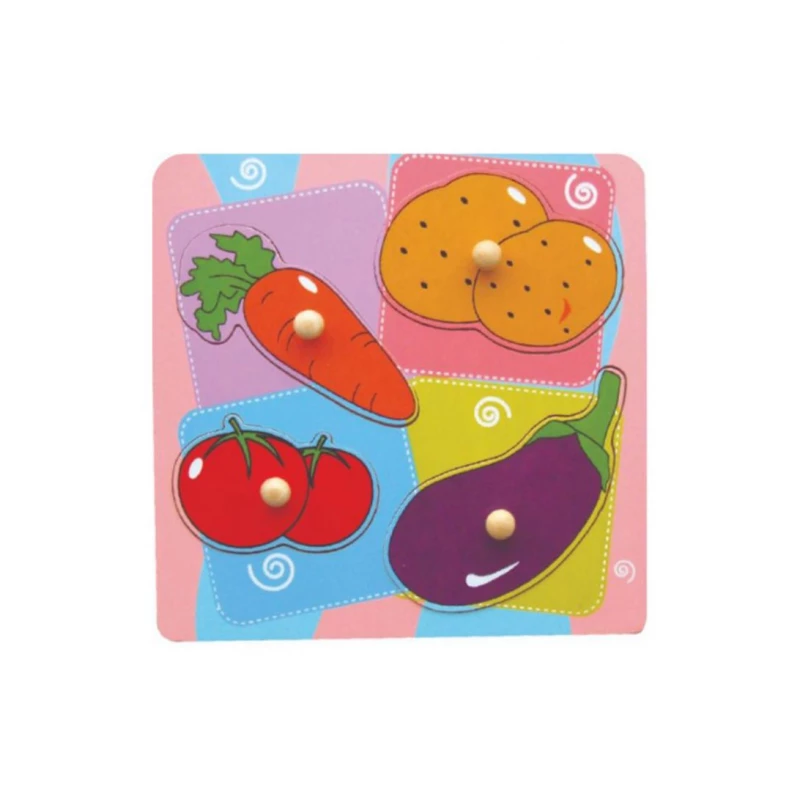 Viga Flat What'S Inside Puzzle-Vegetables