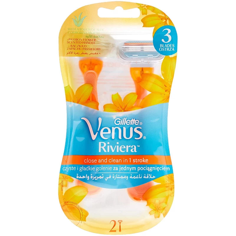 Gillette Venus Riviera Disposable Razor 2 count - جيليت