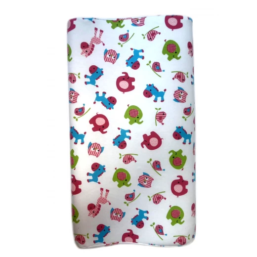 Memory Foam Contour Pillow For Baby Cartoon Printed Orthopedic Pillow, Pink Memory Foam Contour Pillow For Baby Cartoon Printed Orthopedic Pillow, Pink