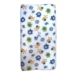Memory Foam Contour Pillow For Baby Cartoon Printed Orthopedic Pillow, Blue