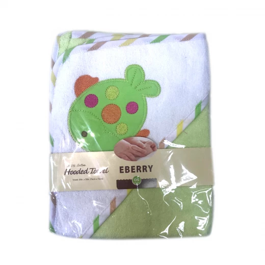 EBERRY Hooded Towel Green EBERRY Hooded Towel Green