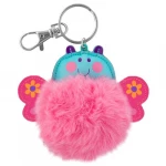 Stephen Joseph Pom Pom Critter Keychain, Butterfly - ستيفن جوزيف