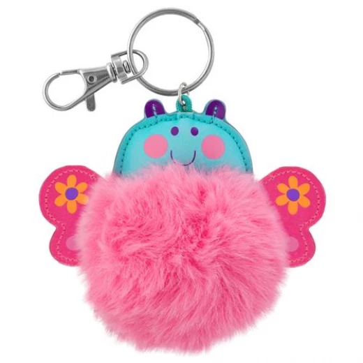 Stephen Joseph Pom Pom Critter Keychain, Butterfly Stephen Joseph Pom Pom Critter Keychain, Butterfly