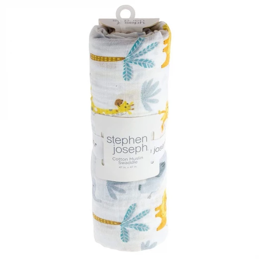 Stephen Joseph Muslin Blanket, Zoo - Stephen Joseph - Image 3
