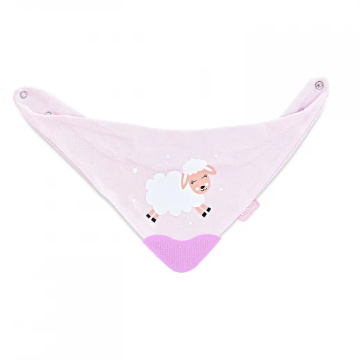 Baby jem baby bib cowboy pink