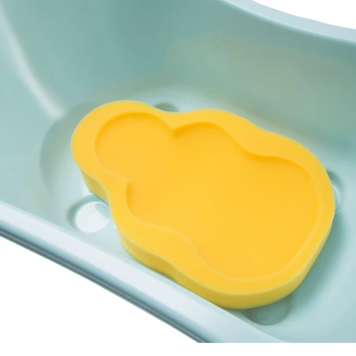 BabyJem Baby Bath Sponge Gentle Newborn Skin Care Yellow Color Soft & Absorbent - BabyJem - Image 3