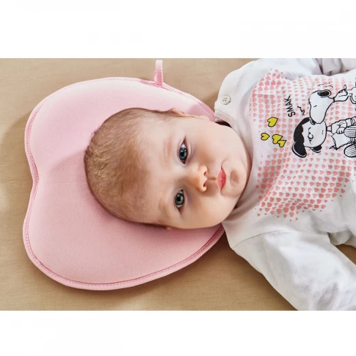 Babyjem Flat Head Pillow, Pink - BabyJem - Image 3