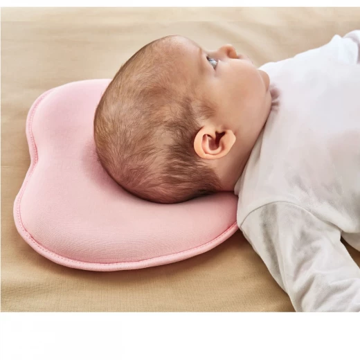Babyjem Flat Head Pillow, Pink - BabyJem - Image 2