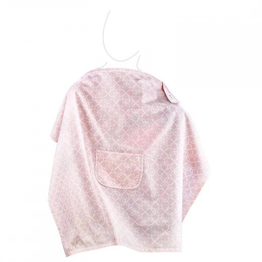 Babyjem nursing apron with pocket pink Babyjem nursing apron with pocket pink