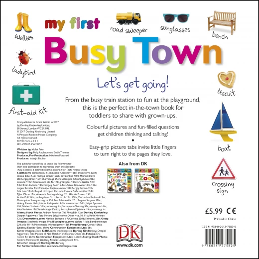 My First Busy Town Board book - كتب دي كاي - Image 6