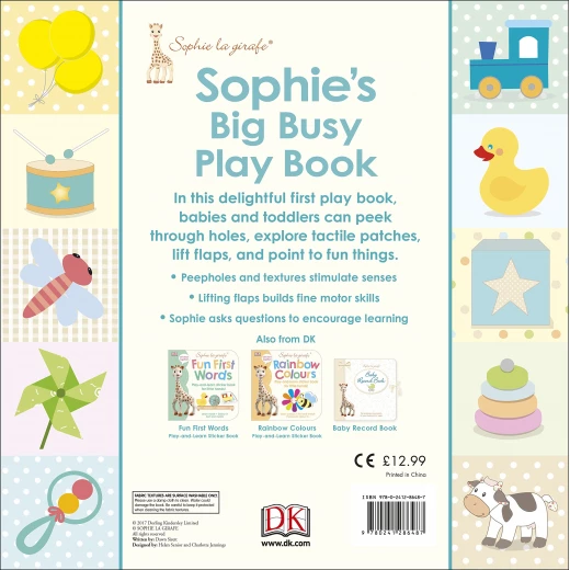 Sophie's Big Busy Play Book: Lots for Baby to Explore with Peepholes, Tactiles and Flaps (Sophie la Girafe) Board book - كتب دي كاي - Image 2