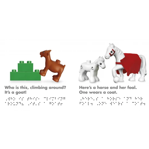 DK Braille DUPLO Farm Board book - DK Books - Image 6