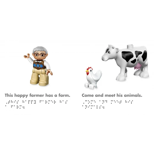 DK Braille DUPLO Farm Board book - DK Books - Image 3