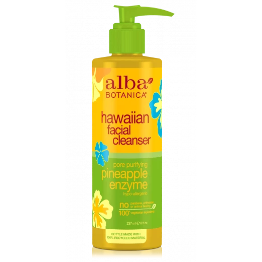 Alba Botanica Hawaiian Enzyme Face Cleanser, Pineapple, 237 ml Alba Botanica Hawaiian Enzyme Face Cleanser, Pineapple, 237 ml
