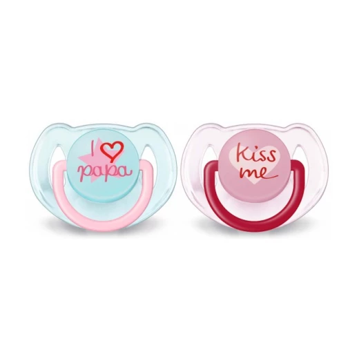 Philips Avent Soother I Love Baba 6-18 m, Pink Philips Avent Soother I Love Baba 6-18 m, Pink