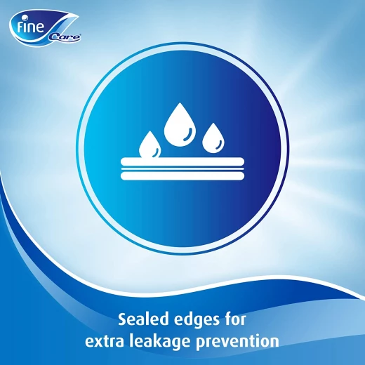 Fine Care, Disposable Underpads, Ultrasoft Cloth-Like Top, Size 60 x 90 cm, Pack of 20 - Fine - Image 7