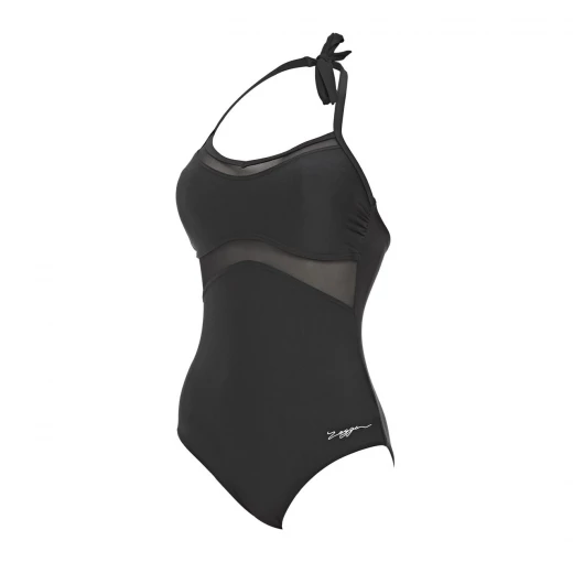 Zoggs Kempsey Mesh Halter Neck Swimsuit 40" Zoggs Kempsey Mesh Halter Neck Swimsuit 40"