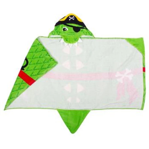 Stephen Joseph Hooded Towel Alligator - ستيفن جوزيف - Image 2