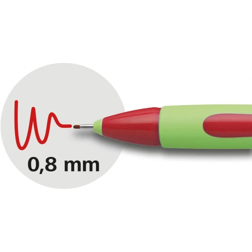 Schneider Xpress Fineliner Pen .8 mm, Red - شنايدر - Image 4