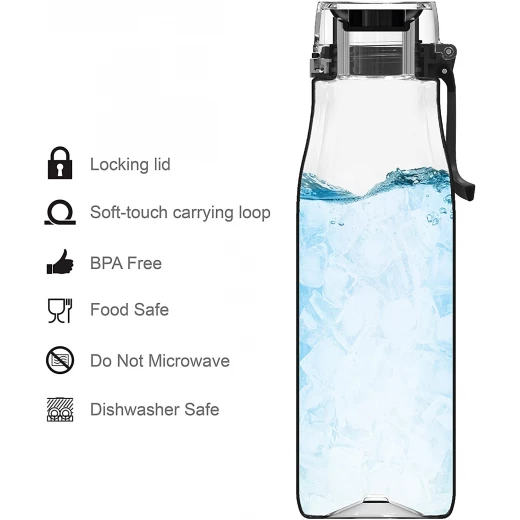Zak Designs Disney Princess 25 oz Plastic Tritan Kiona Water Bottle - زاك ديزاينز - Image 3