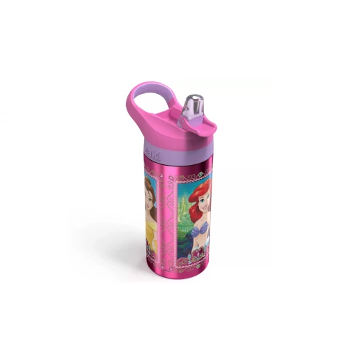 Zak Designs Disney Princess 19.5oz Stainless Steel Single Wall Atlantic Water Bottle - زاك ديزاينز - Image 2