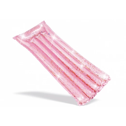 Intex Glitter Air Mattress, Pink Intex Glitter Air Mattress, Pink