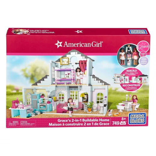 American Mega Construx Grace's 2-in-1 Buildable بيت American Mega Construx Grace's 2-in-1 Buildable بيت