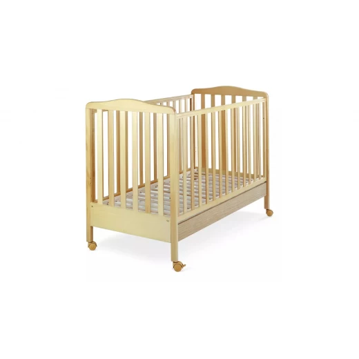Italbaby Flash Natural Wood Cot Bed, Ivory Italbaby Flash Natural Wood Cot Bed, Ivory