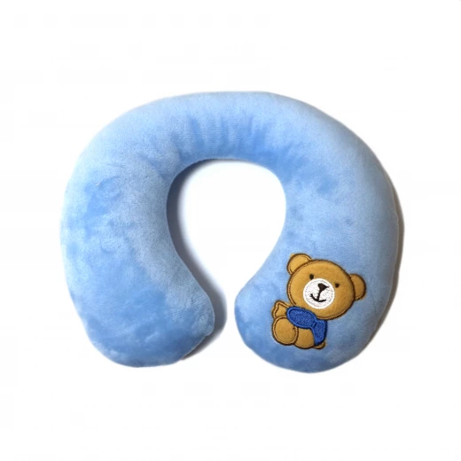 Baby Head Pillow, Blue Baby Head Pillow, Blue