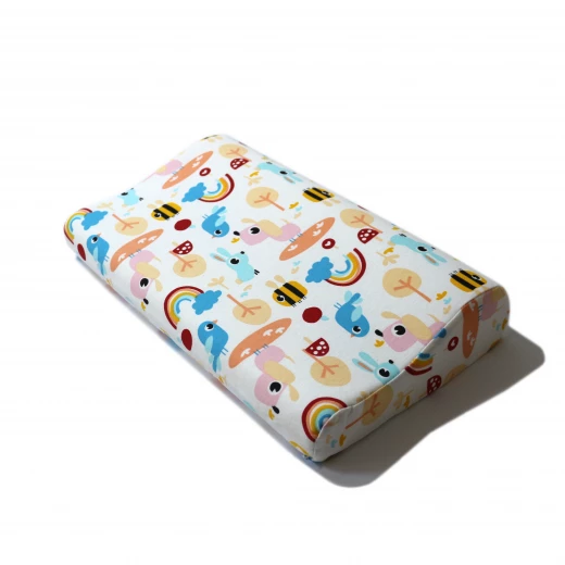 Memory Foam Contour Pillow For Baby Cartoon Printed Orthopedic Pillow, Multi Color Memory Foam Contour Pillow For Baby Cartoon Printed Orthopedic Pillow, Multi Color
