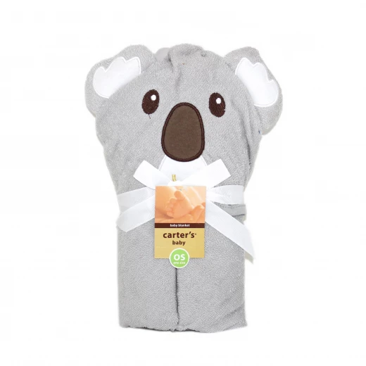Animal Face Hooded Towel, Bear Animal Face Hooded Towel, Bear