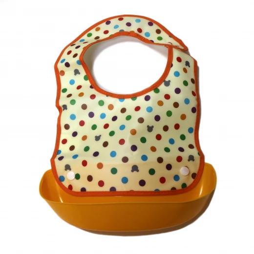 Best Baby Bibs For Eating, Orange Best Baby Bibs For Eating, Orange