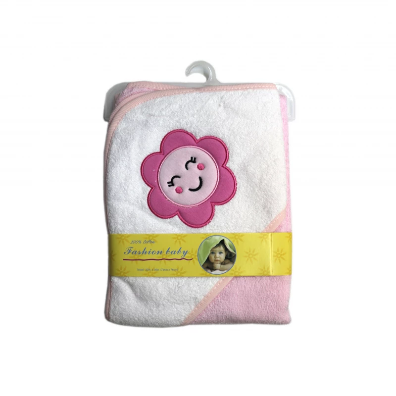 Fashion Baby Bath Towel Hooded Flower