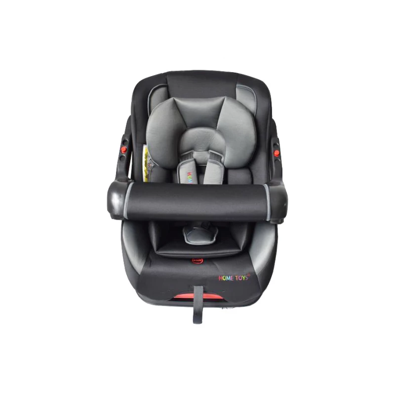 Home Toy's Baby Car seat with Adjustable Armrest, Grey - هوم تويز