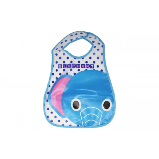 Plastic Baby Bib Waterproof, Elephant Plastic Baby Bib Waterproof, Elephant