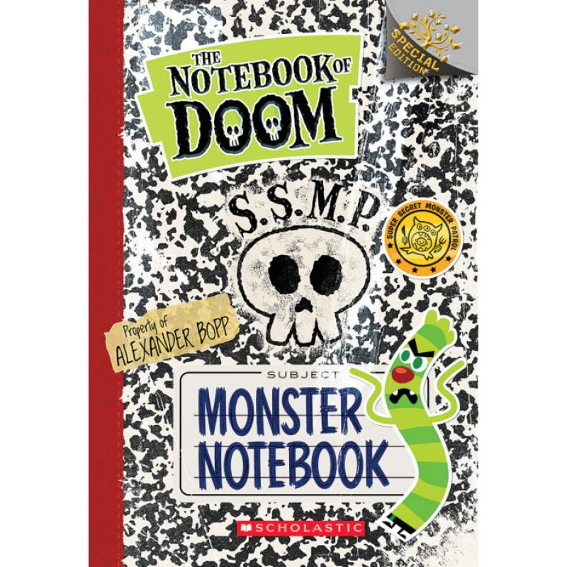 The Notebook of Doom: Monster Notebook, 144 pages - سكولاستيك
