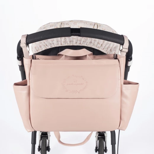 Pasito A Pasito Leather Bag, Sherwood Pink - باسيتو اه  باسيتو - Image 2