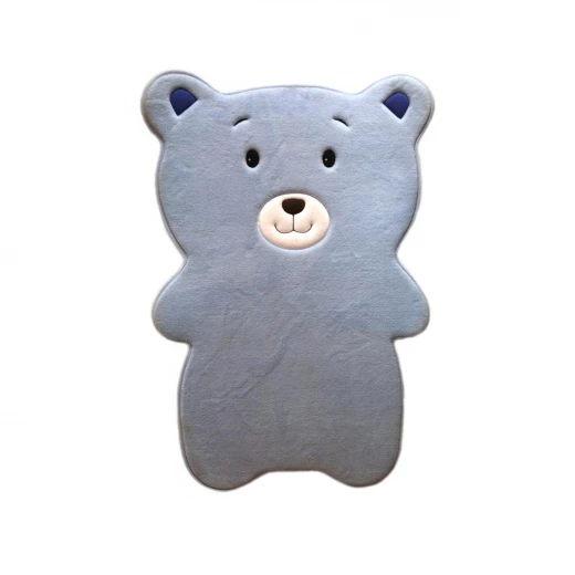 Kaison Cartoon Floor Mat, Blue Bear - Image 2