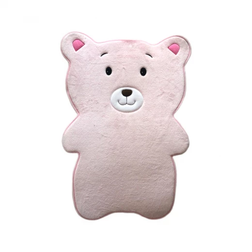 Kaison Cartoon Floor Mat, Pink Bear - Image 2