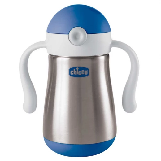 Chicco - Inox Power Cup 237ml - Blue Chicco - Inox Power Cup 237ml - Blue