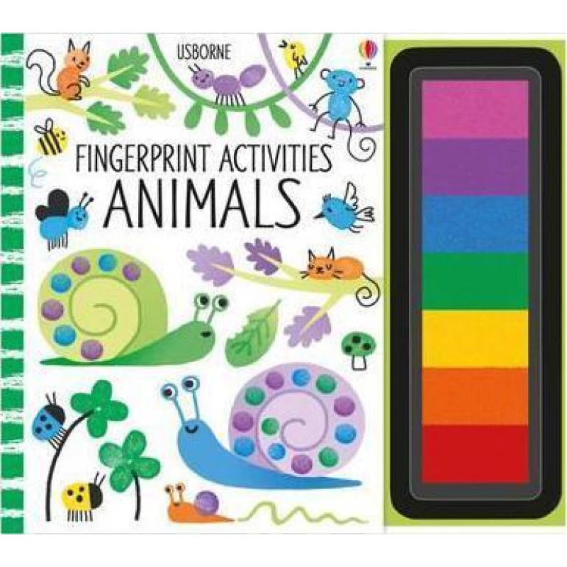 Fingerprint Activities : Animals Softcover, 64 Pages. - يو إس بورن