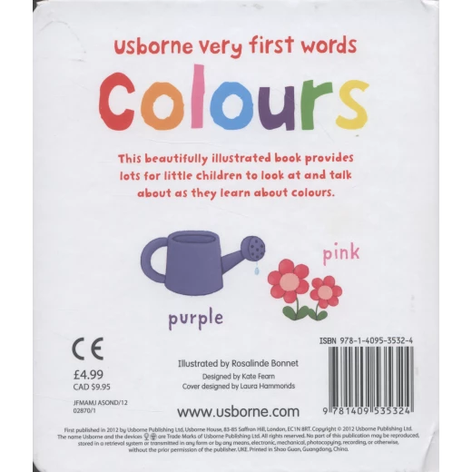 Babies Very First Words Board book - يو إس بورن - Image 6